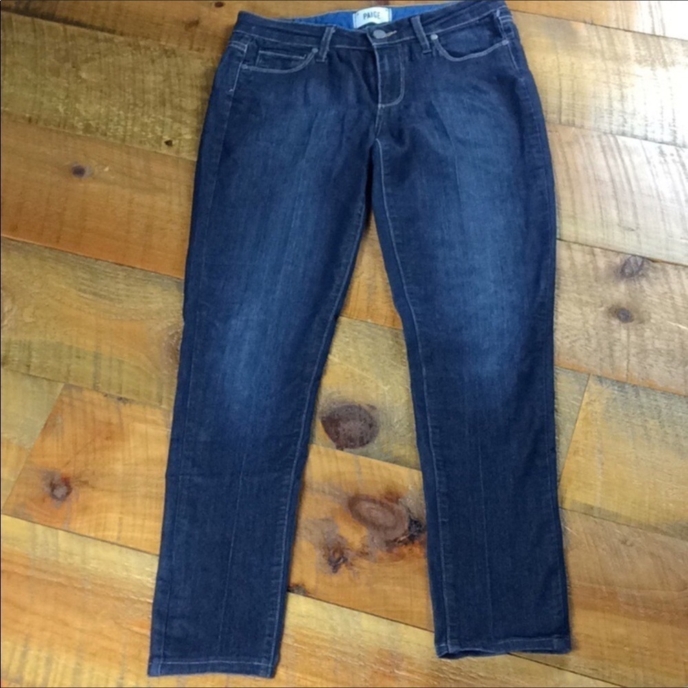 Paige Skyline skinny denim jeans Size 27 Fountain Wash - Picture 4 of 9